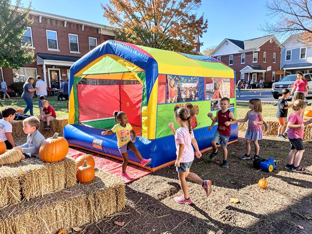 Kids Zone with inflatables and games